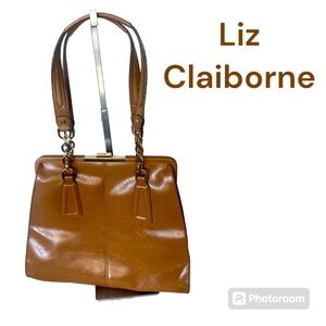 Vintage Liz Claiborne Tan Shoulder Bag